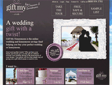 Tablet Screenshot of giftmyhoneymoon.co.uk